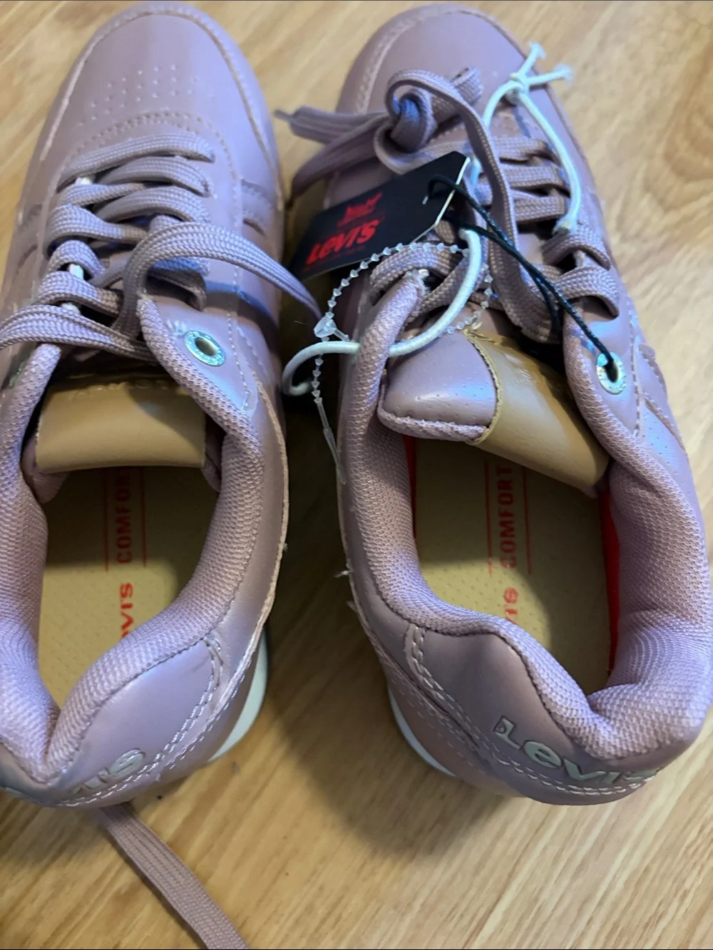 Levi's Women's Lace-Up Sneakers in Dusty Pink